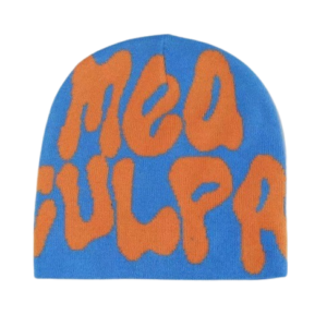 Mea Culpa Fun Day Beanie Blue And Orange