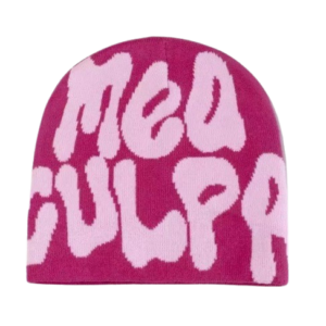 Mea Culpa Fun Day Beanie Dark Pink