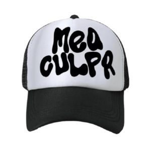 Mea Culpa Trucker Hat Black