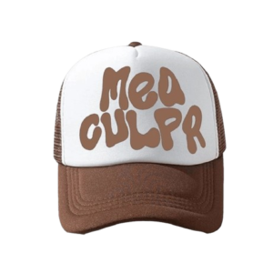 Mea Culpa Trucker Hat Brown