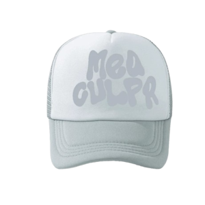 Mea Culpa Trucker Hat Grey