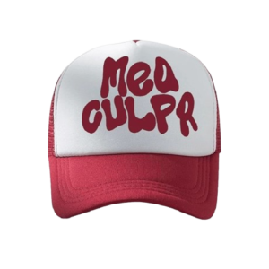 Mea Culpa Trucker Hat Red