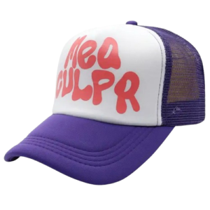 Mea Culpa Trucker hat – Purple