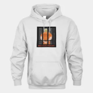 Mea Culpa Podcast Hoodie White