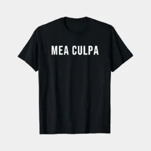 Mea Culpa T-Shirt Black