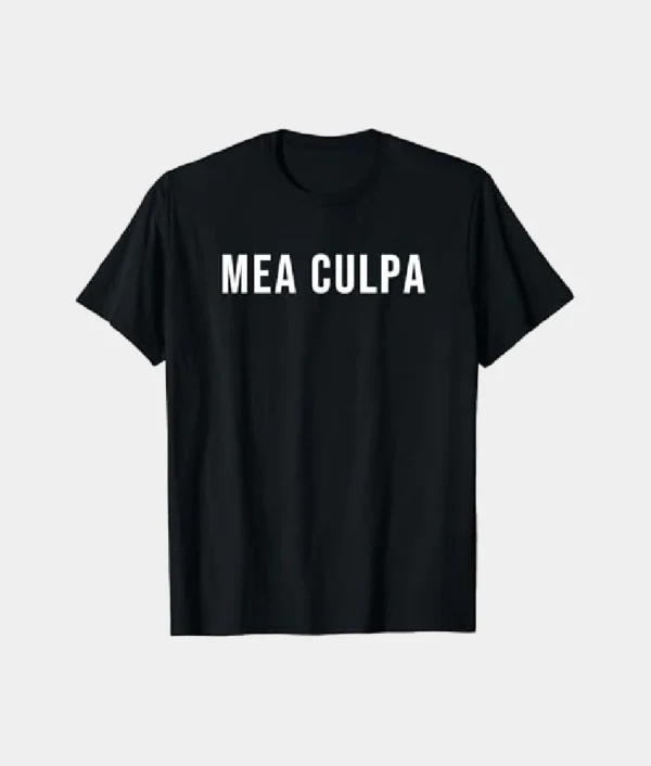 Mea Culpa T-Shirt Black