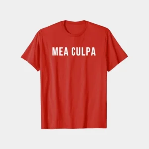 Mea Culpa T-Shirt Red