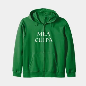 Mea Culpa Zip Hoodie Dark Green